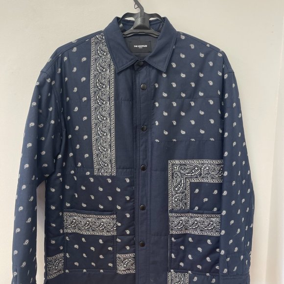Mens Patterned Winter Jacket - Picture 1 of 5